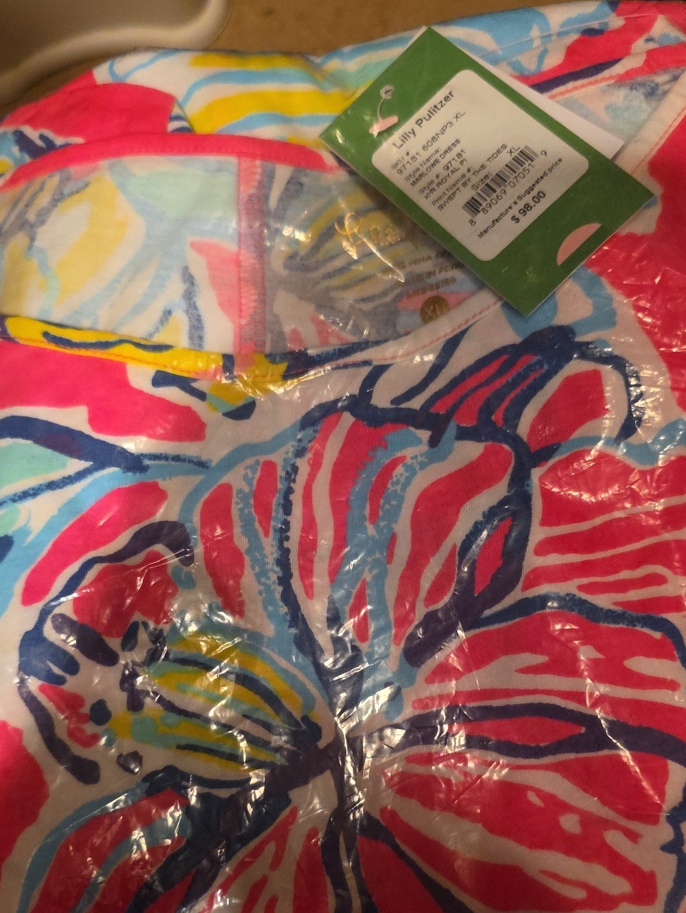 Lilly Pulitzer NWT Marlowe Dress- Swept By The Tides